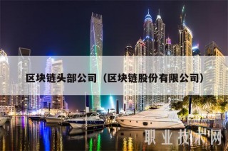 区块链头部公司（区块链股份有限公司
