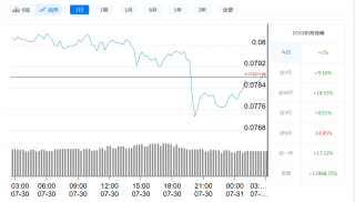 狗狗币今日最新价格_7月31日狗狗币价格走势